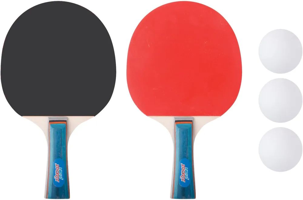 VEDES Großhandel GmbH - Ware NSP Tischtennis-Set, 2 Schläger+3 Bälle