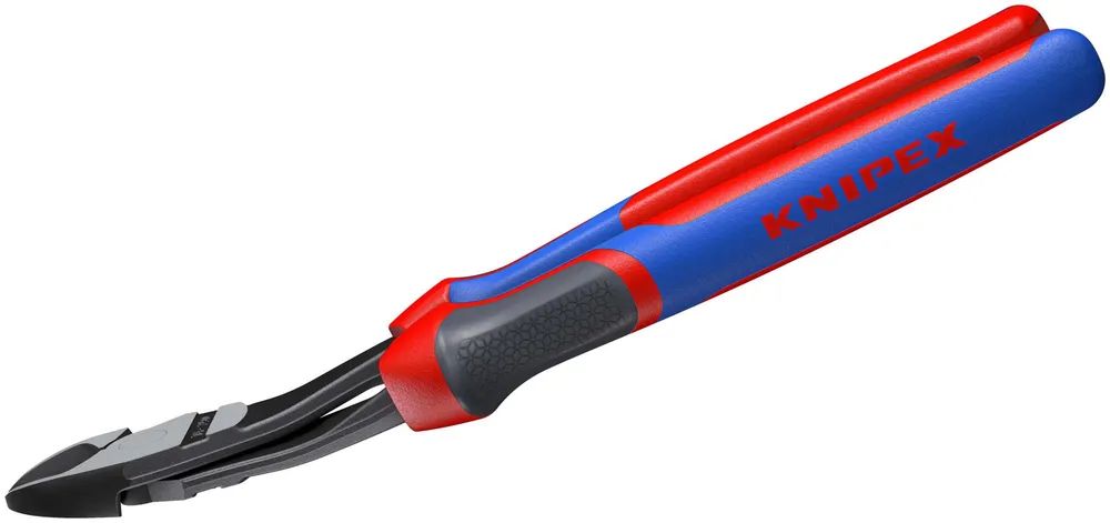 KNIPEX Kraft-Seitenschneider mit Comfort-Griffen schwarz atramentiert 250 mm