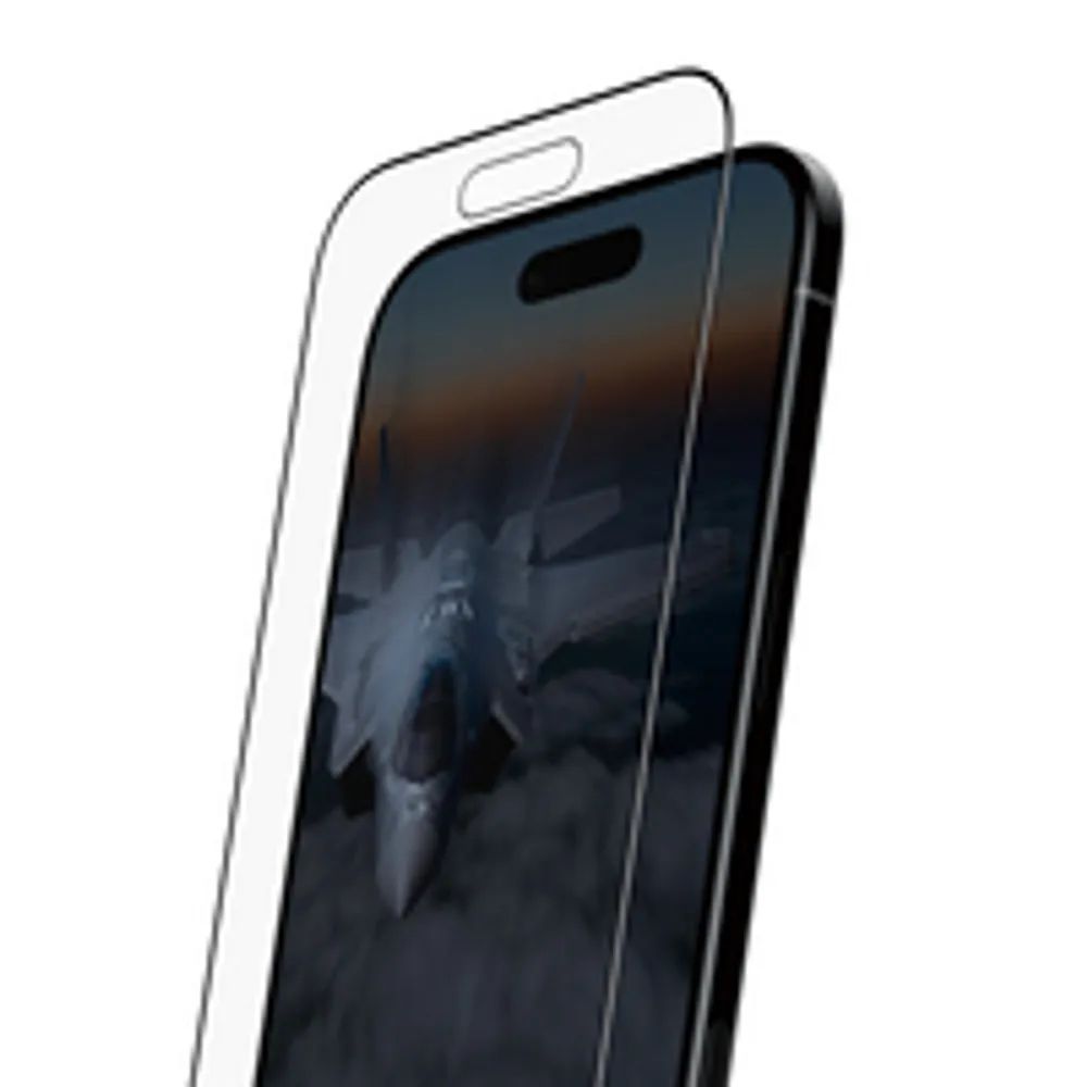 PanzerGlass Stealth Screen Protector w. black Frame iPhone 17 Air Ultra-Wide Fit