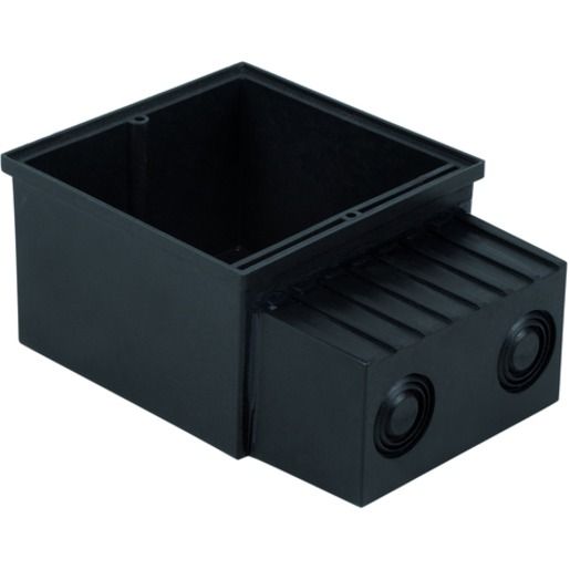 Planlicht EINPUTZDOSE 88,5X122,5X55MM / PLANLI 740030 SCHWARZ 740030