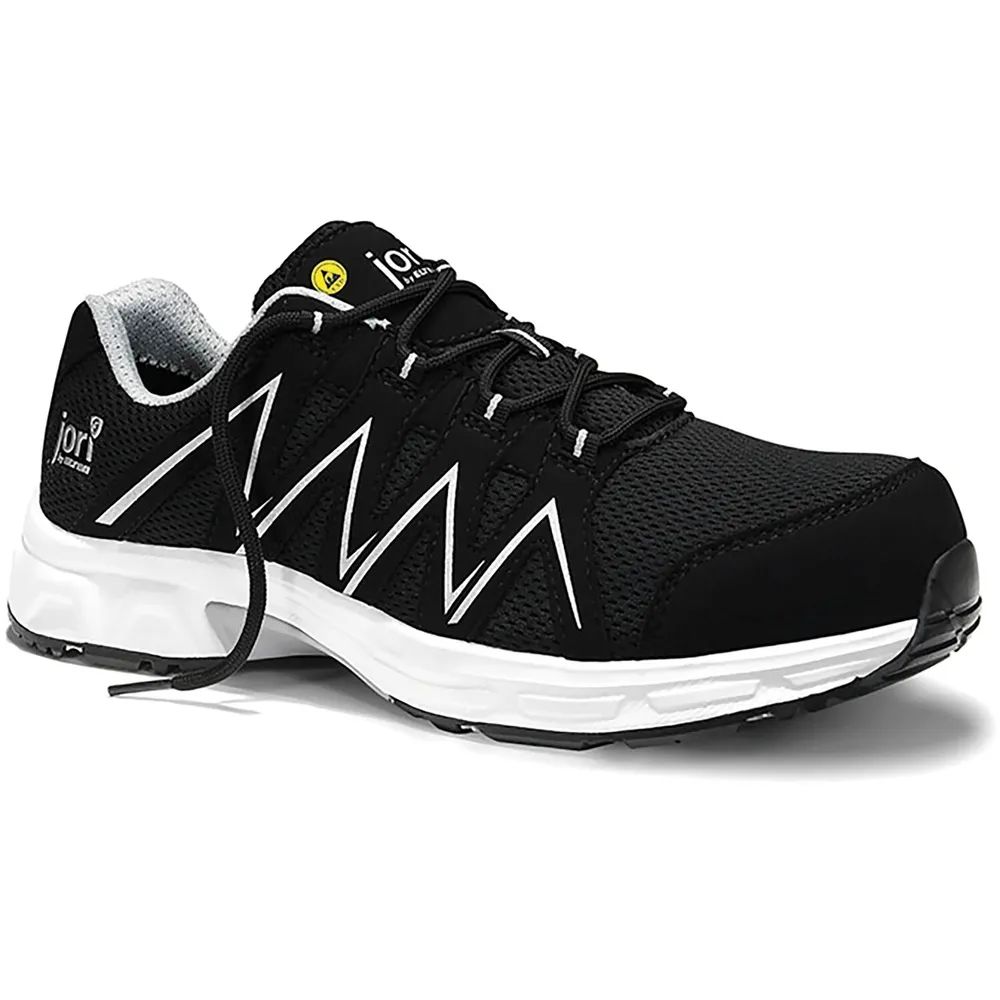 JORI Sicherheitshalbschuh Speedy Black-Silver Low ESD S1P 41