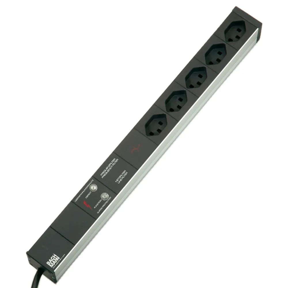 BACHMANN 19" Steckdosenleiste GVS, 5xT23 Buchsen