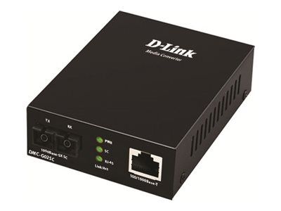 D-Link DMC G02SC - Medienkonverter - 1GbE - 10Base-T, 100Base-TX, 1000Base-T, 1000Base-SX