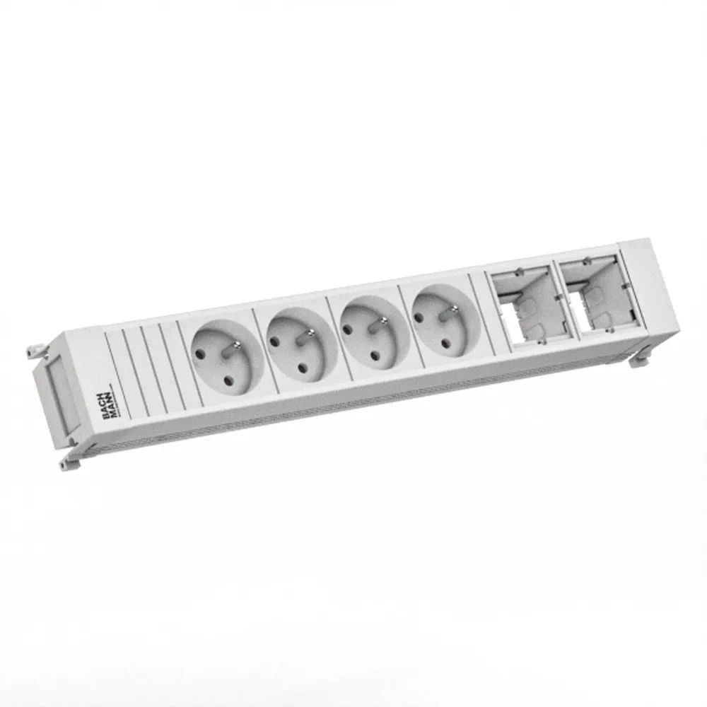 BACHMANN POWER FRAME 4xUTE 2xCM 0,2m GST18 RAL9010