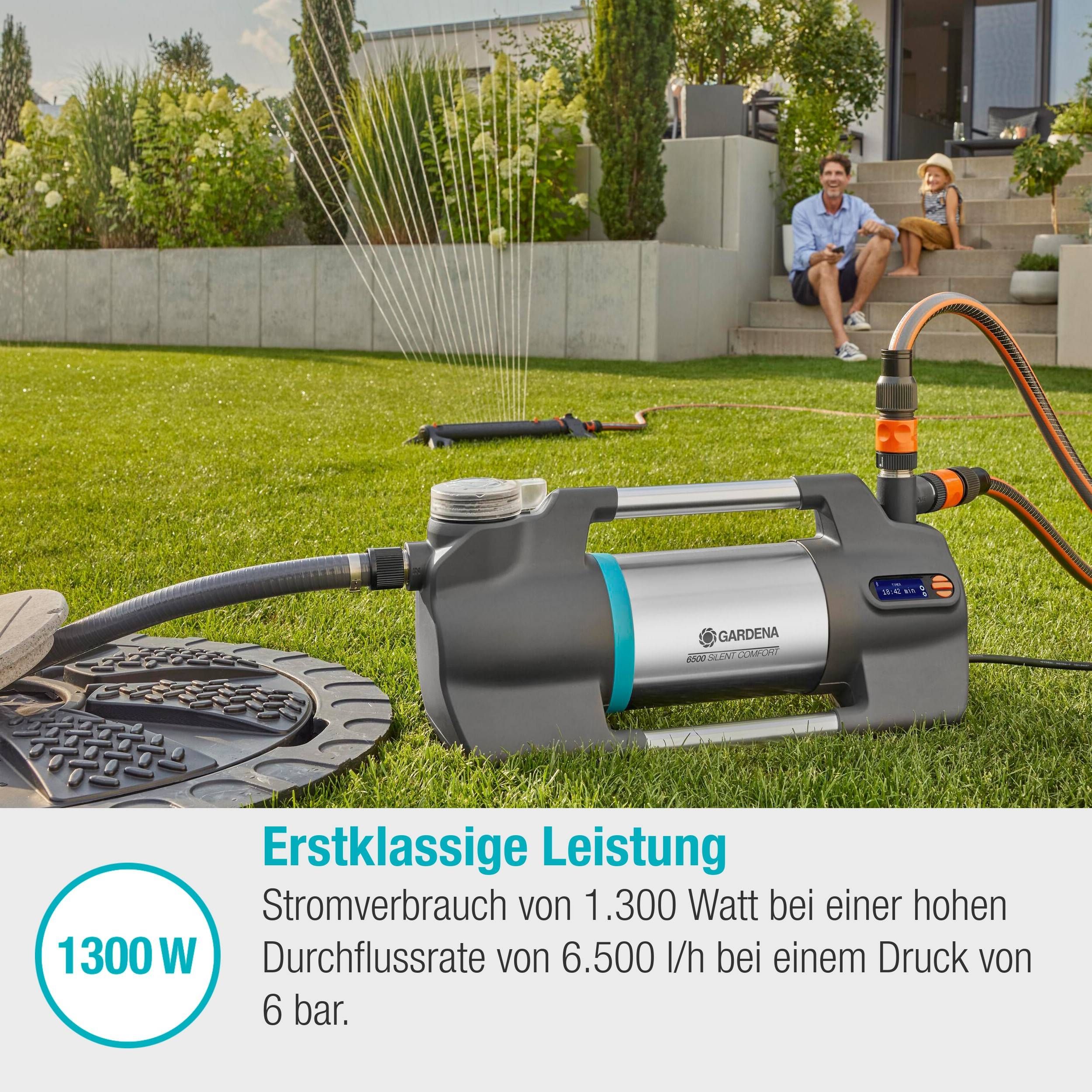 Gardena Gartenpumpe 6500 SilentComfort