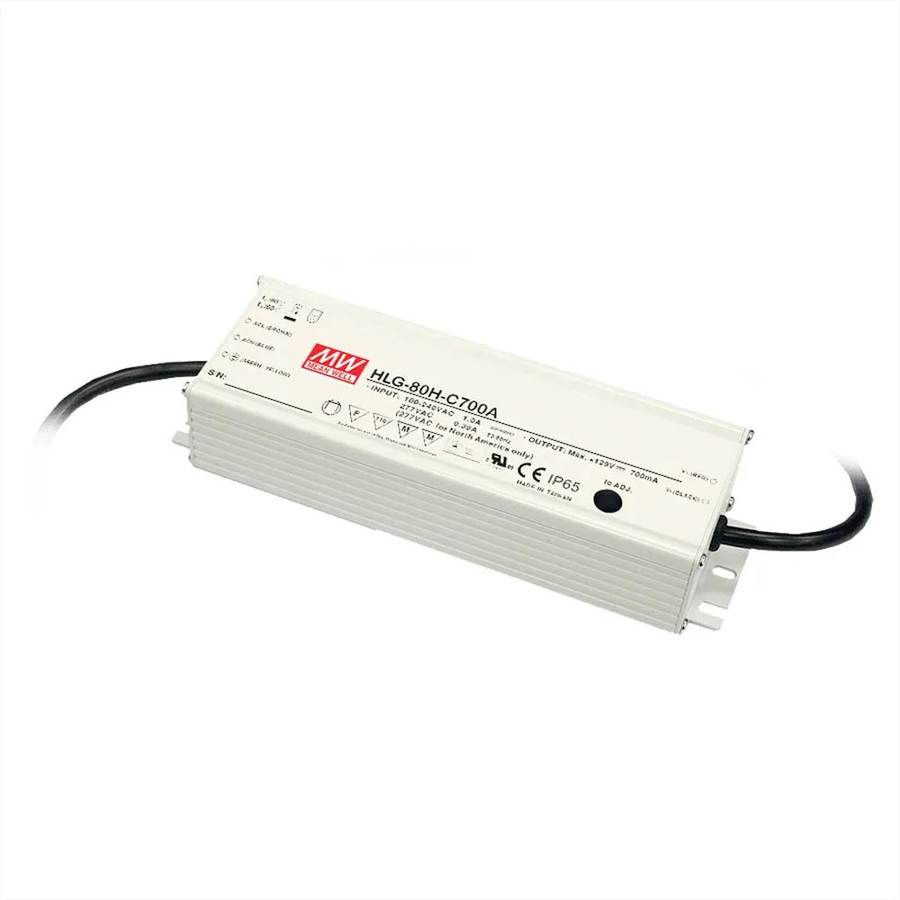 Meanwell MEAN WELL HLG-80H-24B - 81,6 W - IP67 - 62000 h - -40 - 80 °C - 90 - 305 V - 47 - 63 Hz