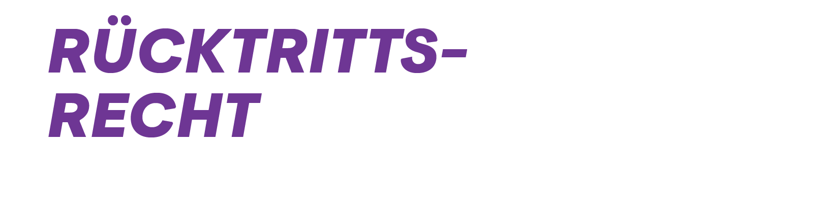 Ruecktrittsrecht