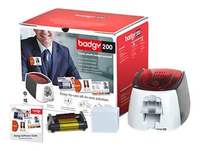 Evolis Badgy 200 - Plastikkartendrucker - Farbe - Thermosublimation/thermische Übertragung - CR-80 Card (85.6 x 54 mm)