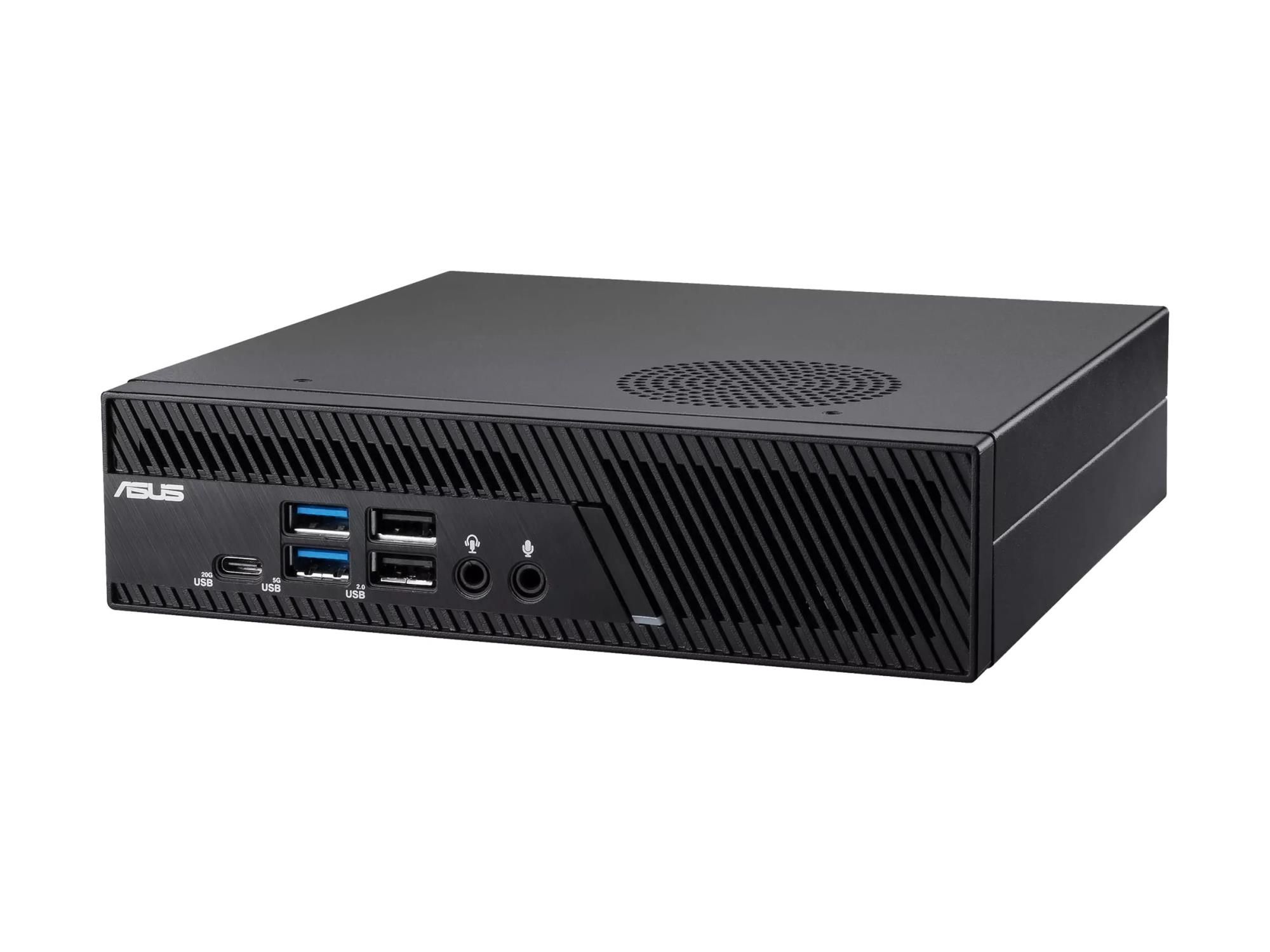 ASUS PB63 B3014MH - Mini-PC - Core i3 13100 / 3.4 GHz - RAM 8 GB - SSD 256 GB - UHD Graphics 730 - Wi-Fi 6E, Bluetooth 5.2, 1GbE - WLAN: 802.11a/b/g/n/ac/ax (Wi-Fi 6E)
