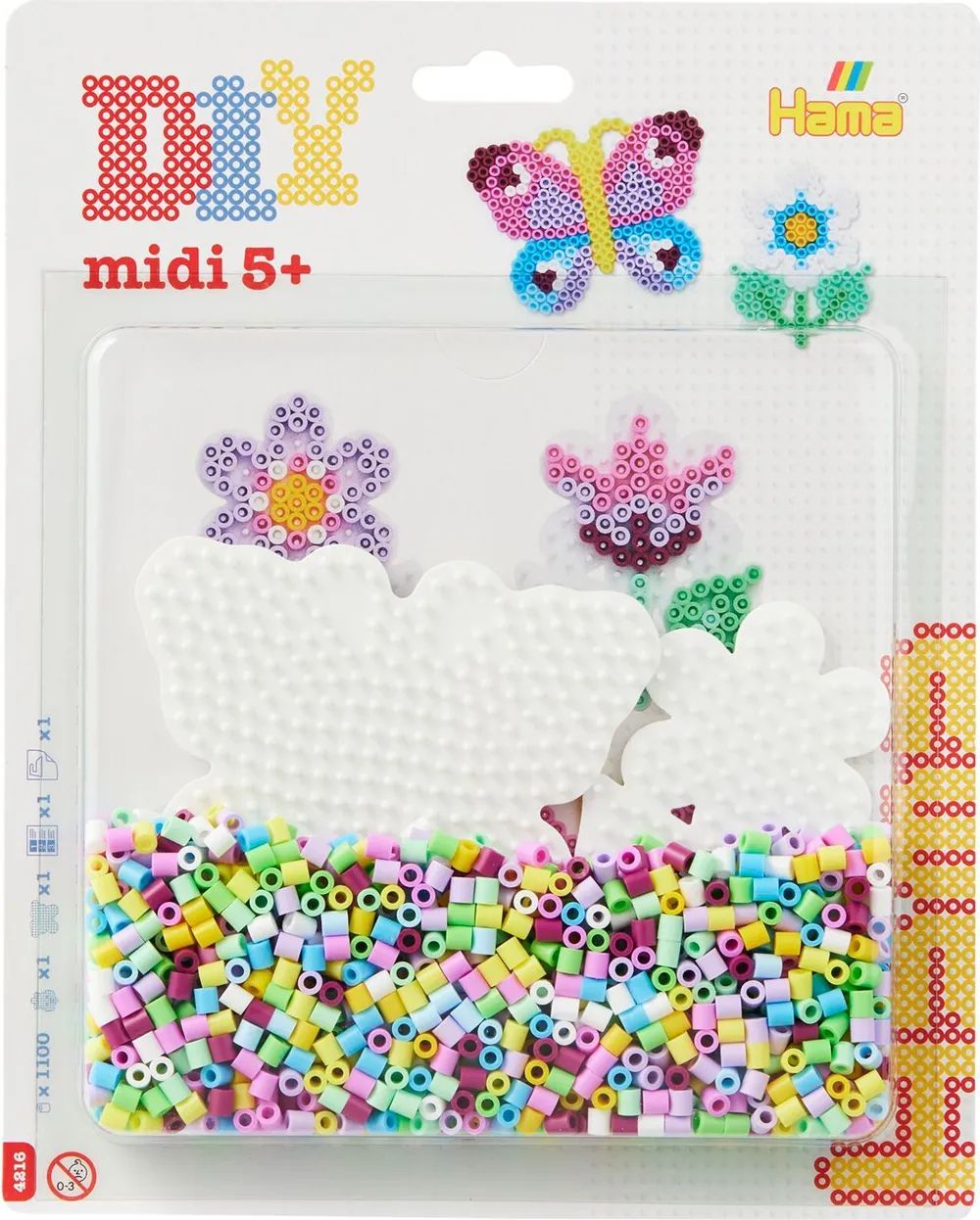 Malte Haaning Plastic A/S HAMA Blister Blume und Schmetterling