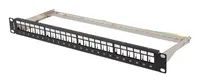Lanberg 19" Patchpanel Blank FTP für Keystone sw - 24-Port - FTP
