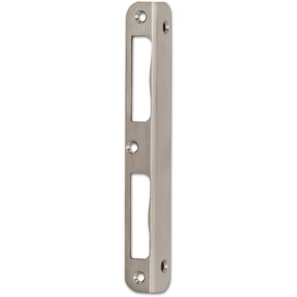BKS Winkelschließblech f. Hauptschlösser, universal, Lappen 170x20 mm, Edelstahl
