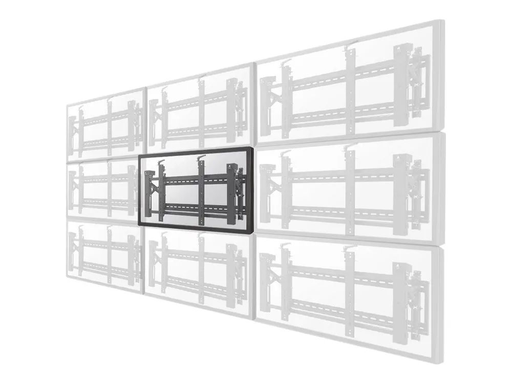 Neomounts LED-VW2000BLACK - Halterung - für Flachbildschirm - verriegelbar - Schwarz - Bildschirmgröße: 81.3-191 cm (32"-75")