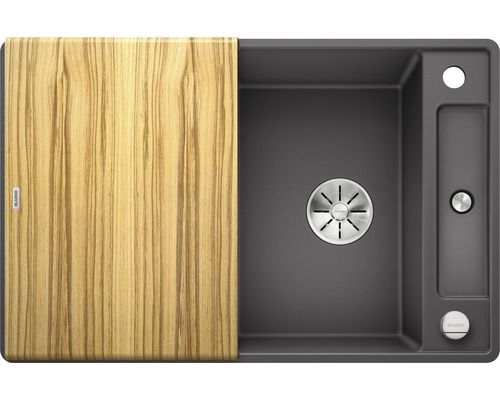 Blanco AXIA III 45S-F mit Esche-Compound-Schneidbr
