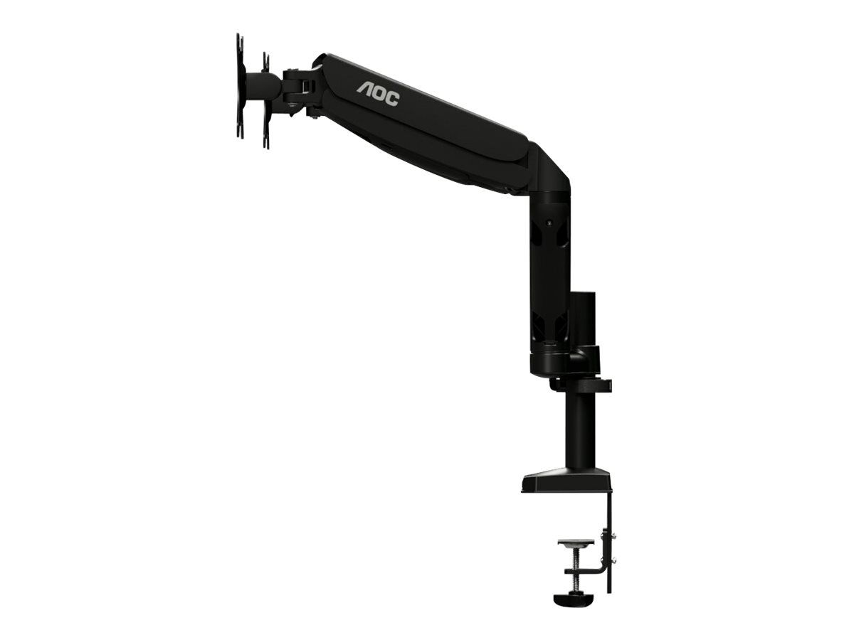 AOC AD110D0 - Befestigungskit - einstellbarer Arm - für 2 LCD-Displays - Aluminiumlegierung - Schwarz - Bildschirmgröße: bis zu 68,6 cm (bis zu 27 Zoll)