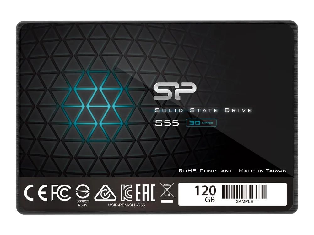 Silicon Power Slim S55 - SSD - 120 GB - intern - 2,5" (6.4 cm)