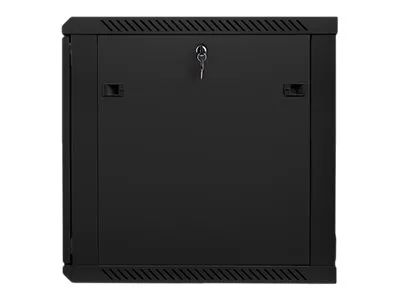 Lanberg Schrank Netzwerkschrank - geeignet für Wandmontage - Schwarz, RAL 9004 - 12U - 48.3 cm (19")