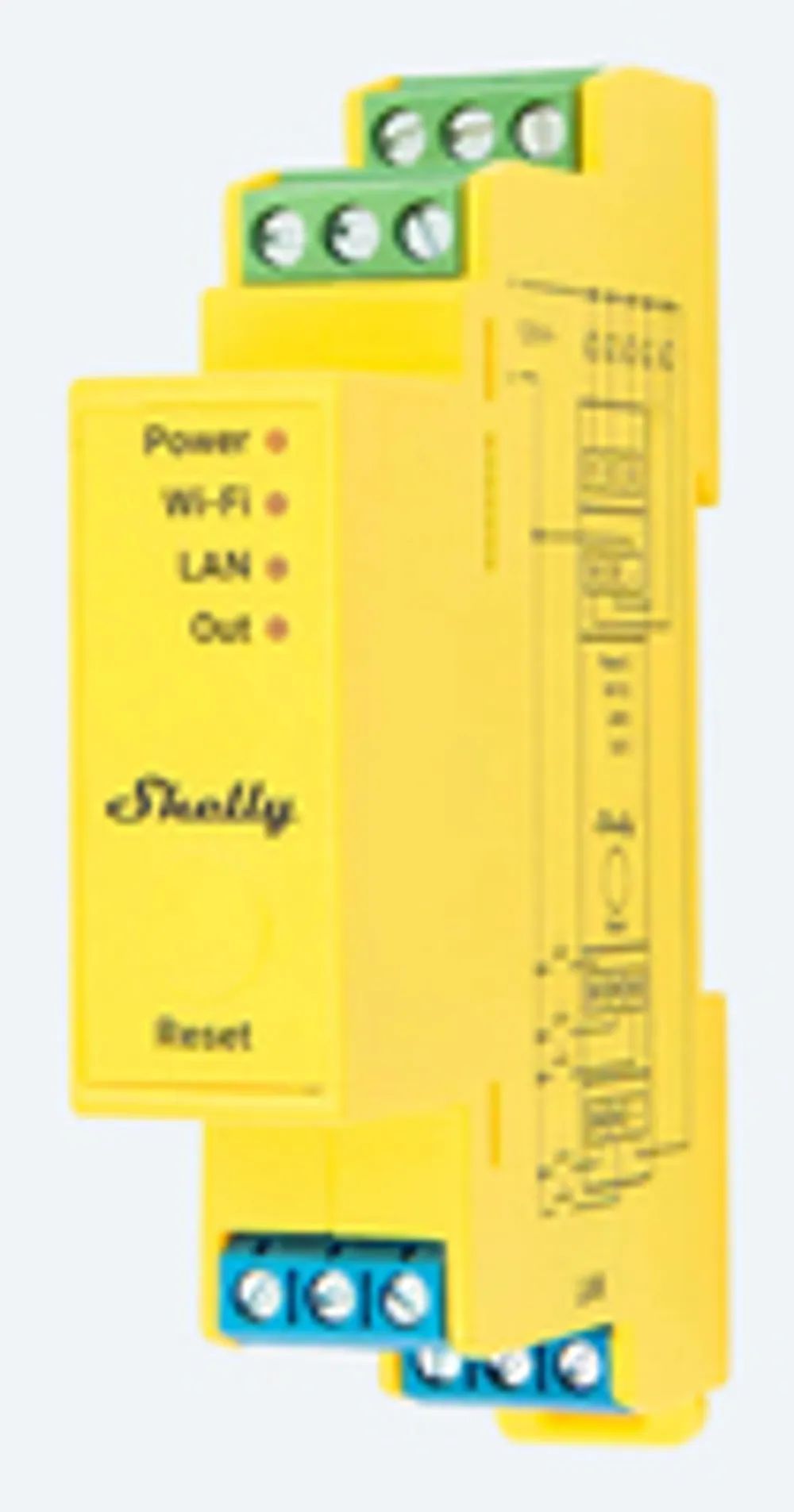 Shelly · Hutschiene·""Pro RGBWW PM""· LED Lichtcontroller· Messfunktion· WLAN· LAN·