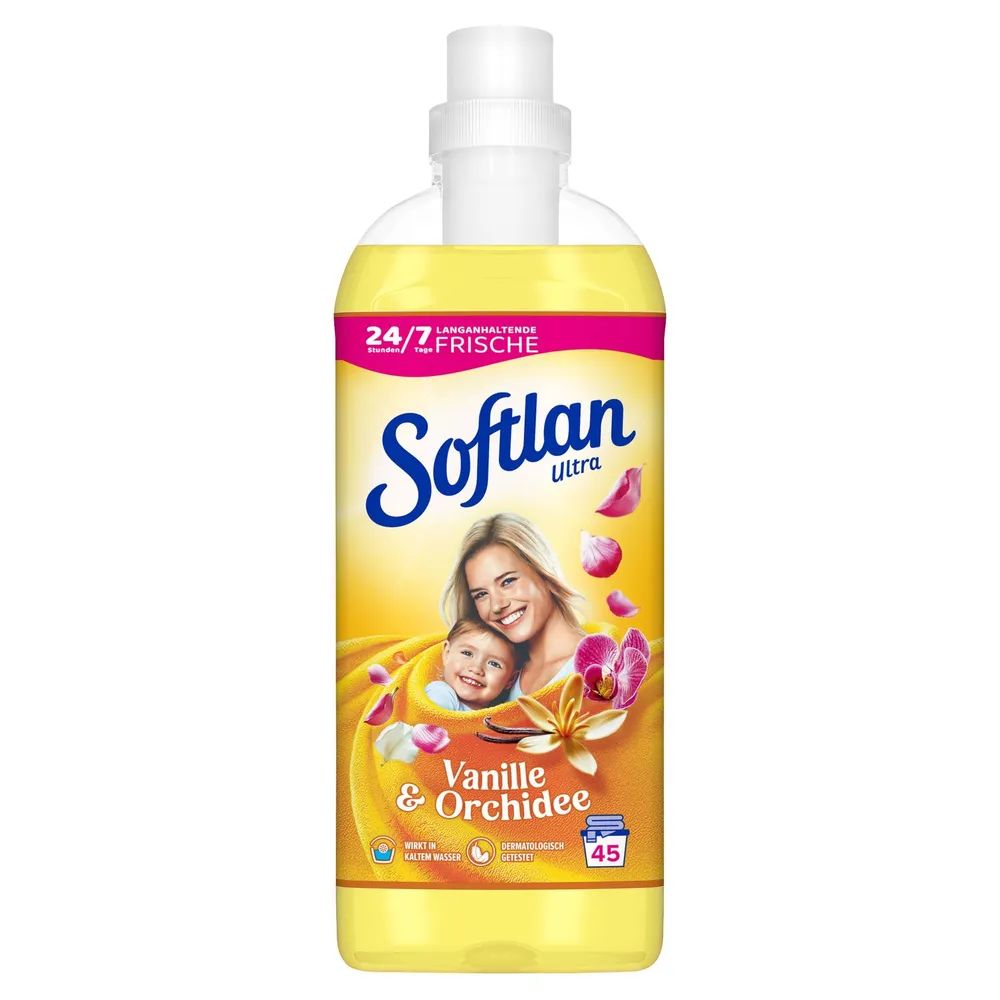 Softlan Ultra Vanille & Orchidee Weichspüler, langanhaltende Frische 1L