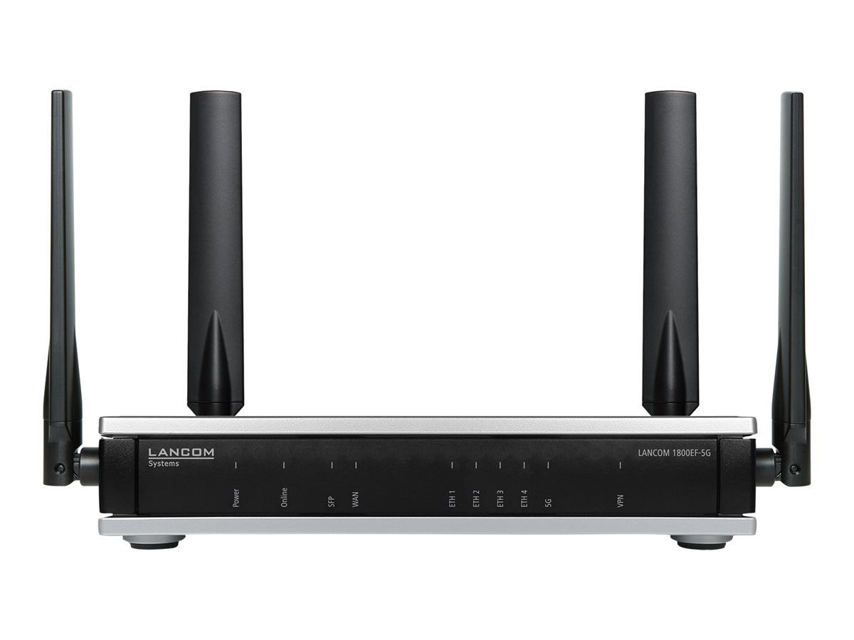 Lancom 1800EF-5G - SD-WAN Gateway - mit 5G, Glasfaser und Ethernet