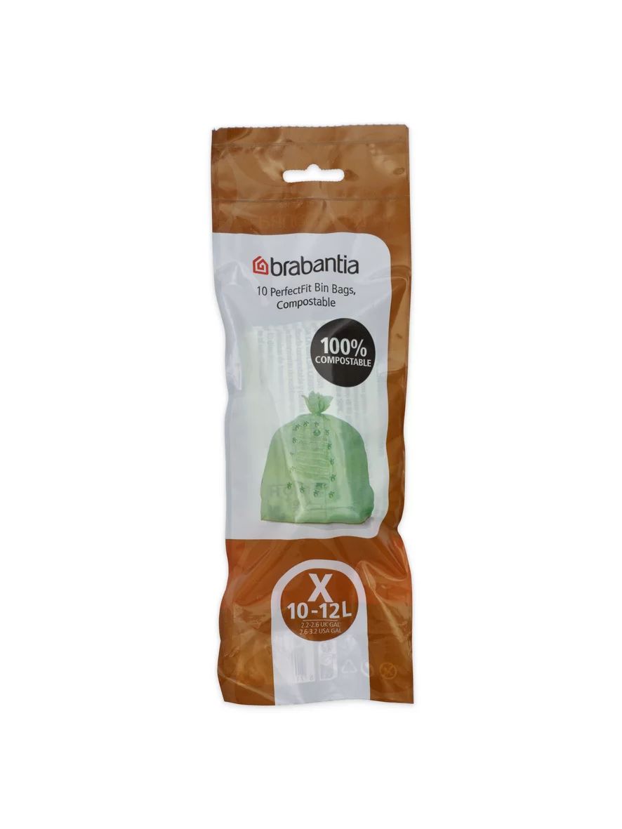 Brabantia Bio-Müllbeutel X, 10-12L, 10/Rolle - Green