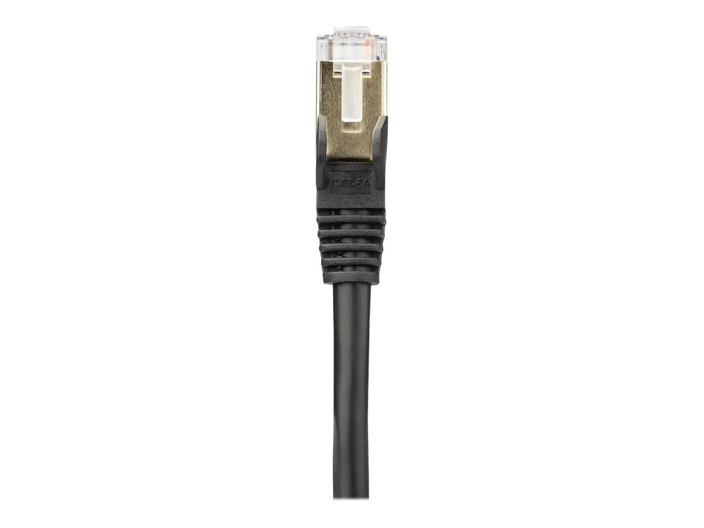 StarTech.com 10m CAT6a Patchkabel - schwarz - snagless RJ45 - Patch-Kabel - RJ-45 (M)
