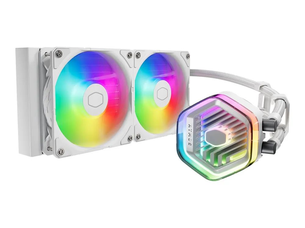 Cooler Master MasterLiquid 240 Atmos - Prozessor-Flüssigkeitskühlsystem - Kühlergröße: 240 mm - (für: LGA1156, LGA1155, LGA1150, LGA1151, AM4, LGA1200, LGA1700, AM5)