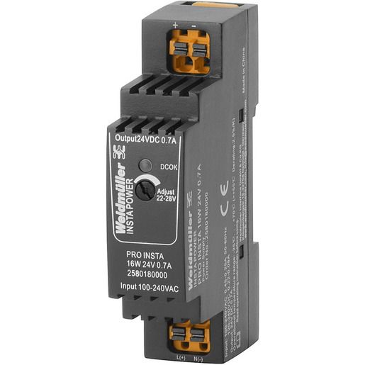 Weidmüller NETZGERÄT 24V 0,7A 16W 258018 / WEIDMÜ PRO INSTA 16W 24VDC 2580180000
