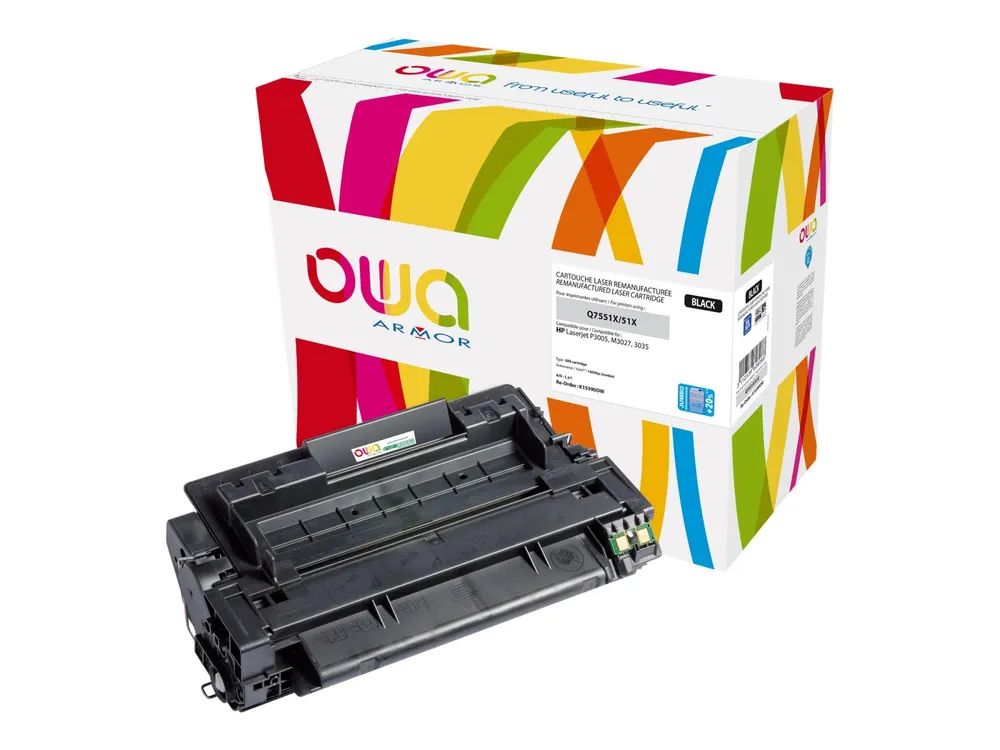 Armor OWA - Schwarz - kompatibel - Tonerpatrone (Alternative zu: HP 51X)