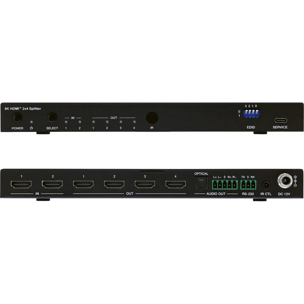 InLine Video Splitter - 2x4 - HDMI 8K/60Hz (4K/120Hz)