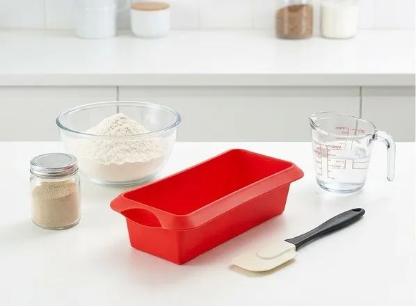 Lékué Silikon-Kuchenbackform, 24 cm - Red