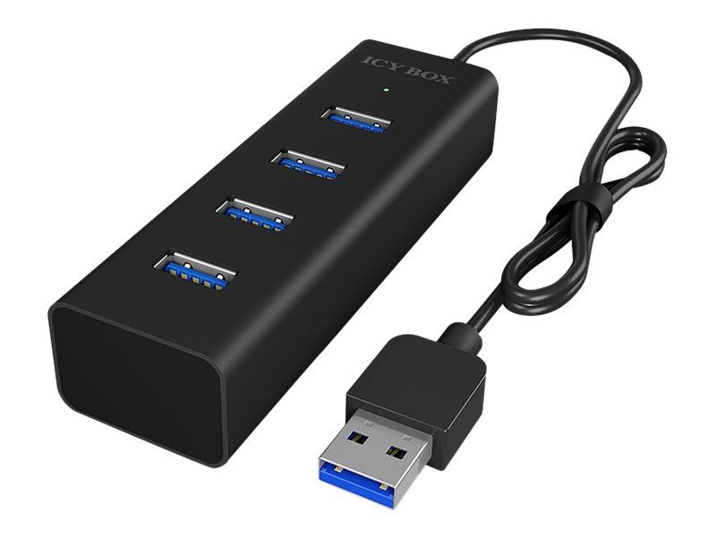 ICY BOX IB-HUB1409-U3 - Hub - 4 x SuperSpeed USB 3.0