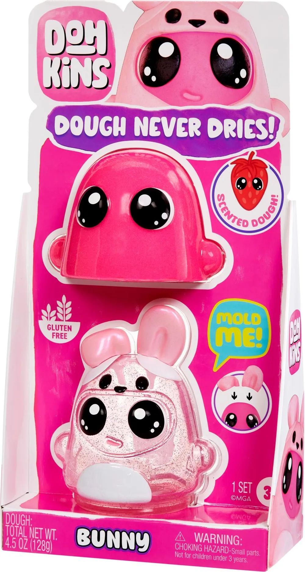 MGA Entertainment DohKins Bunny in Tray
