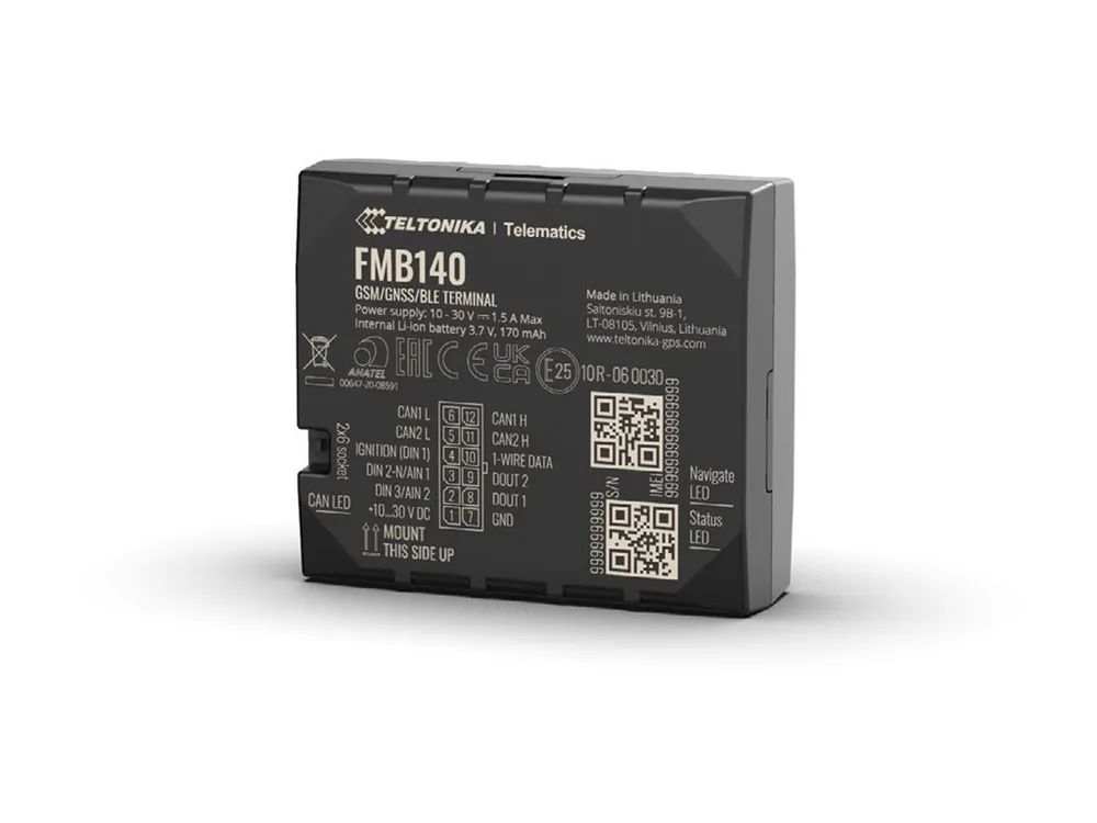 Teltonika FMB140 - GPS/GLONASS/GALILEO/BeiDou/QZSS
