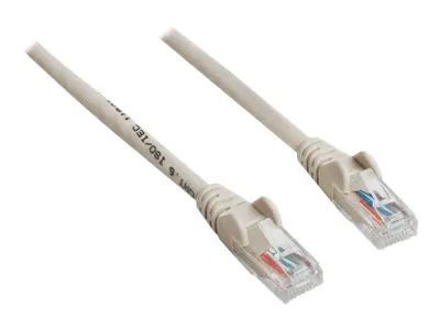 Intellinet Network Patch Cable, Cat6, 20m, Grey, CCA, U/UTP, PVC, RJ45, Gold Plated Contacts, Snagless, Booted, Lifetime Warranty, Polybag - Patch-Kabel - RJ-45 (M)