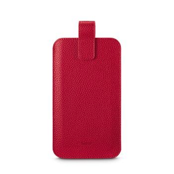 Hama Handytasche, universal, für Handys mit 16,0 x 8,9 x 1,2 cm, Kunstleder, Rot