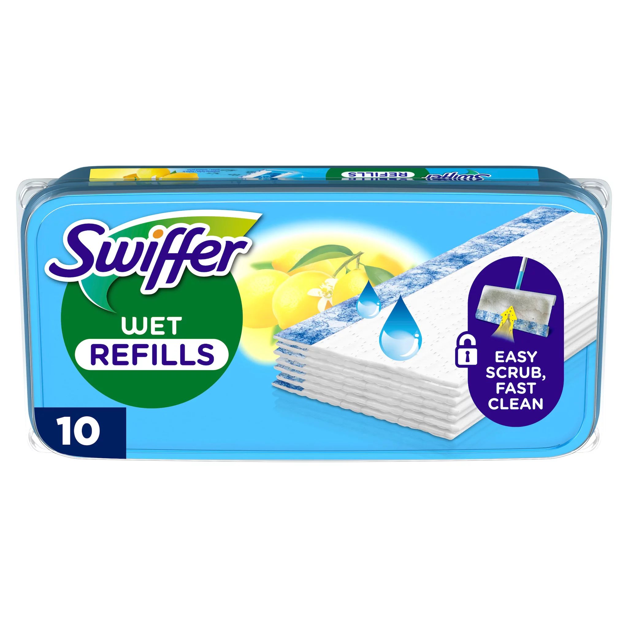 Swiffer Wet Wischtücher Nachfüllpackung 10er Citrus Fresh