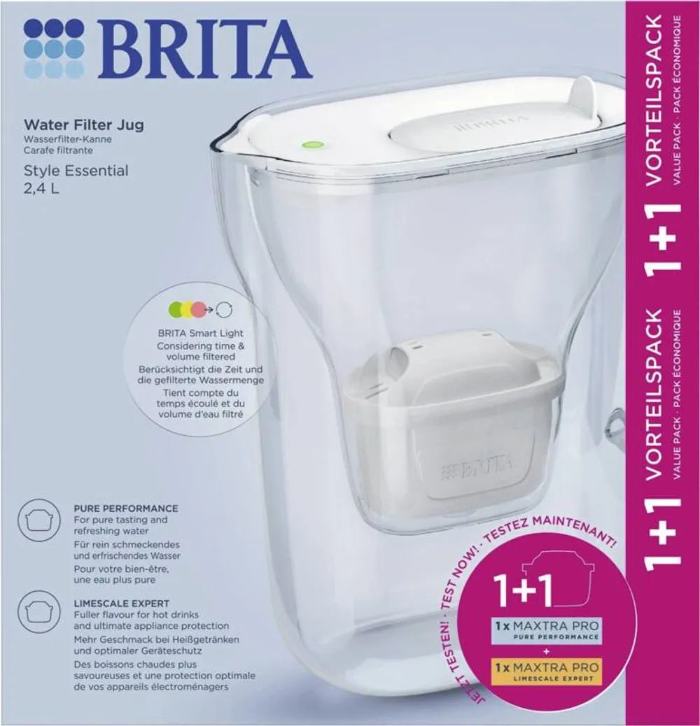 Brita Style Essential inkl. 1 Maxtra Pro Pure + 1 Pro Extra