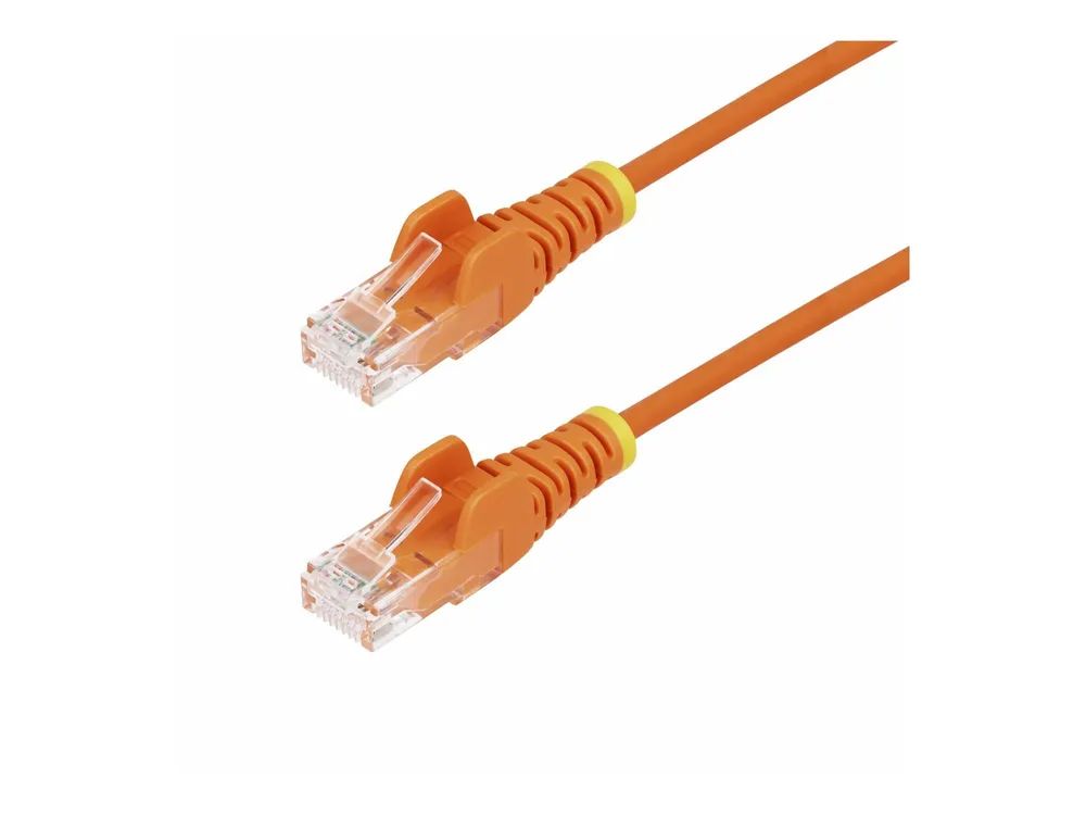StarTech.com 50cm Orange Slim CAT6 Ethernet Cable, Snagless, 28AWG, LSZH - Patch-Kabel - RJ-45 (M)