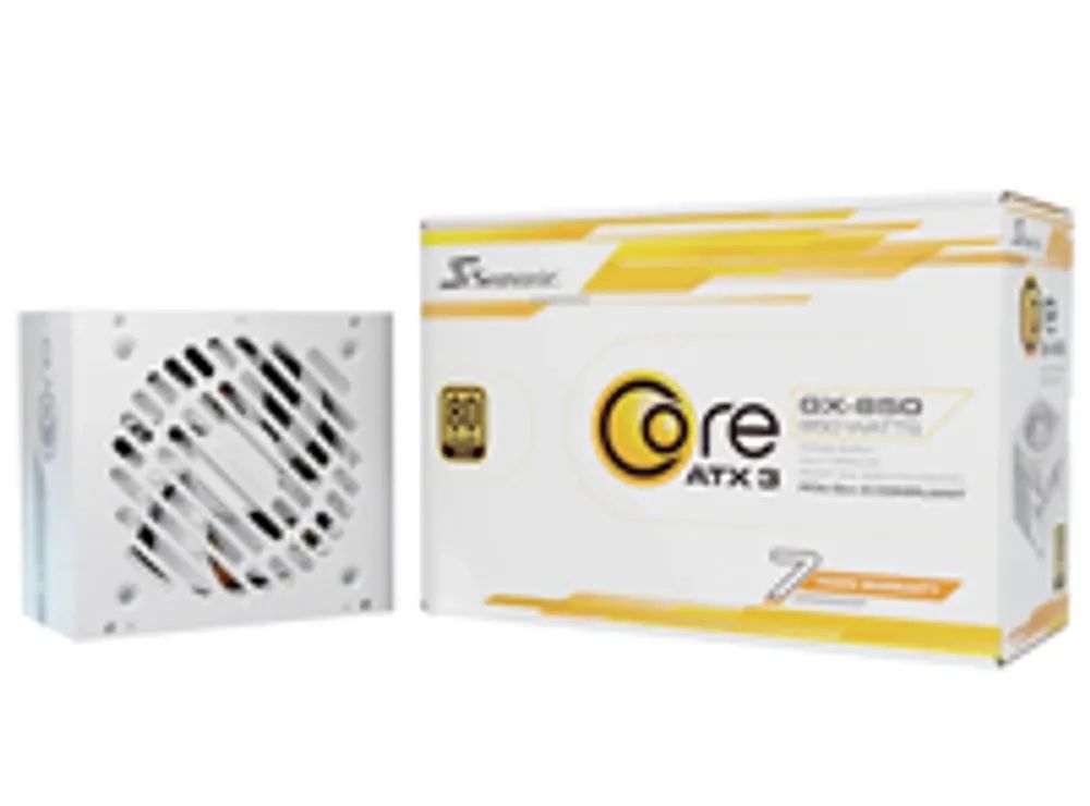 Seasonic Core SRP-CGX851-A5A32SF-W ATX 3.1 80+ Gold - ATX - 80 PLUS Gold
