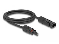Delock DL4 Solar Kabel 6 mm² Stecker zu Buchse 10 m schwarz 88213 - Kabel
