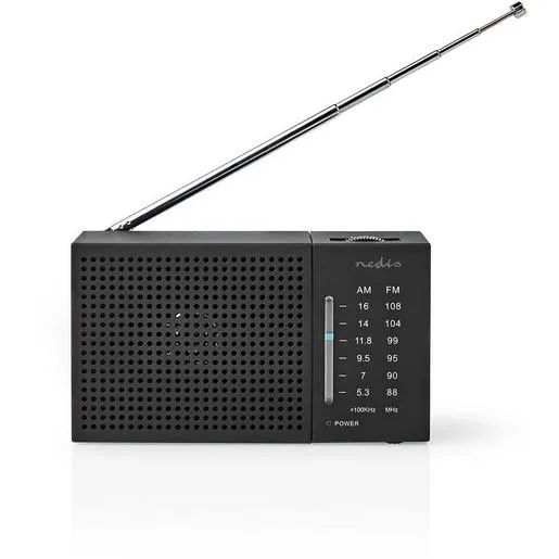 Nedis FM RADIO BATTERIE 1,5W / NEDIS RDFM1200BK SW RDFM1200BK