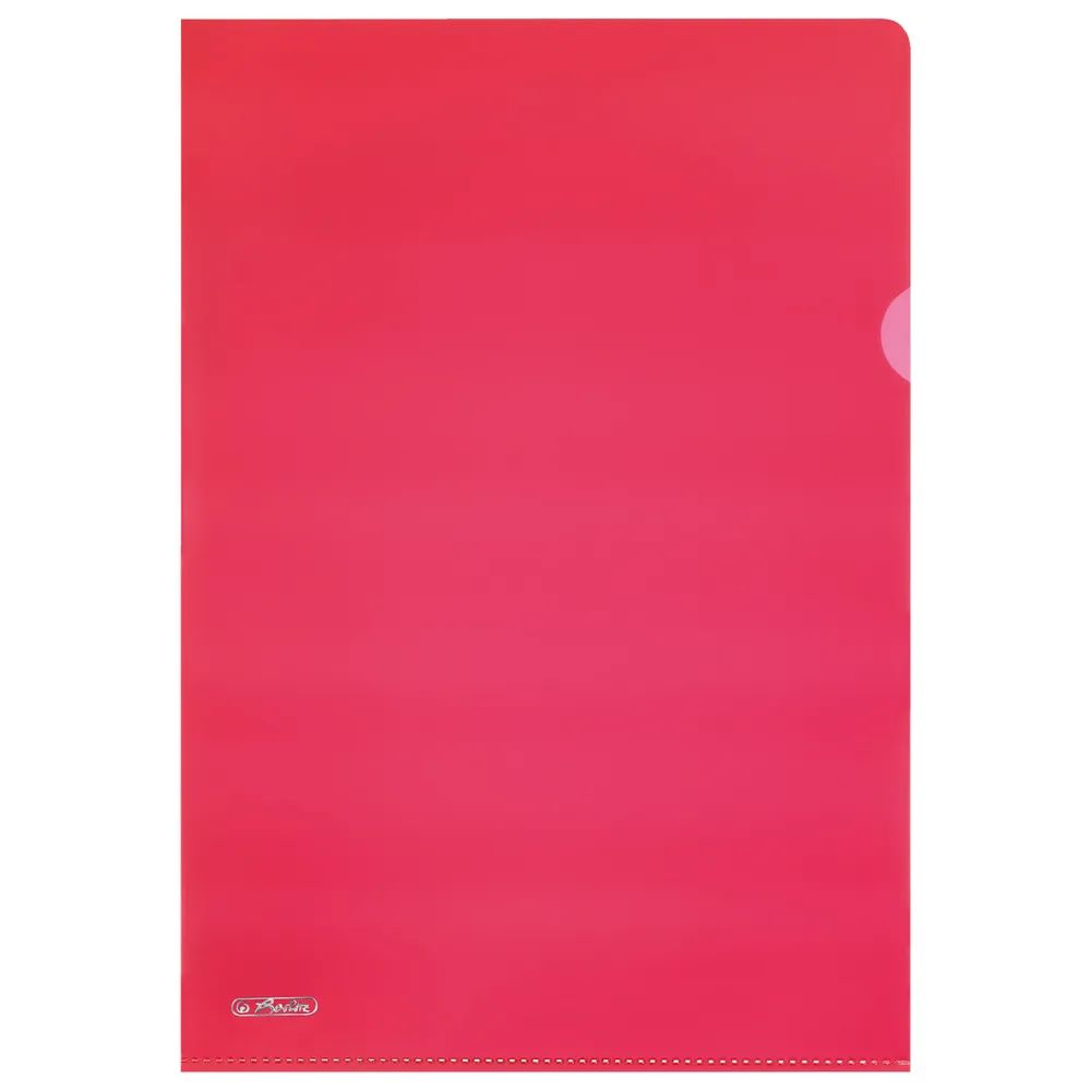 herlitz Aktenhülle, A4, Pyramide rot, 10er Packung