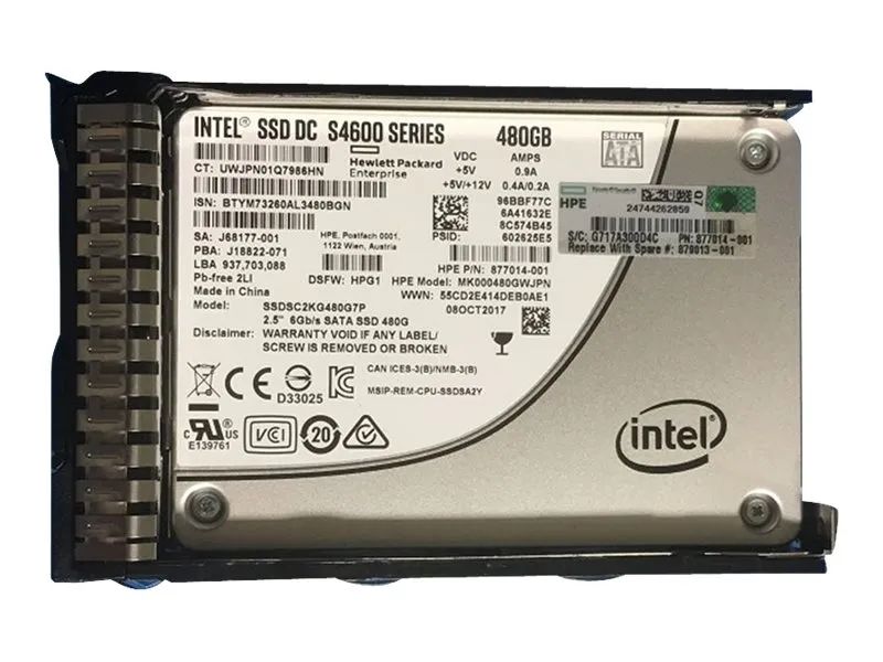 HPE Mixed Use - SSD - 480 GB - intern - 2.5" SFF (6.4 cm SFF)