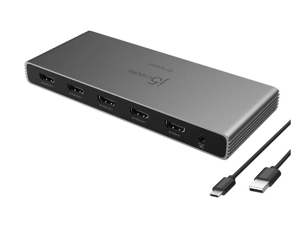j5create JDSH814 - Video-/Audio-Splitter - 8K