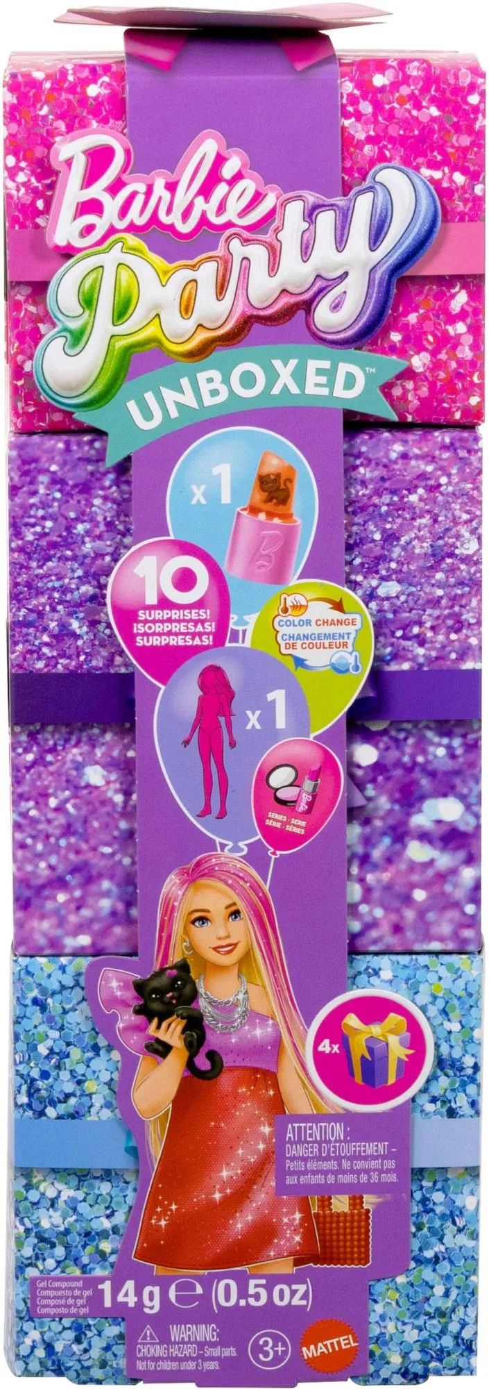 Mattel Party Unboxed Glam Serie - rote Puppe