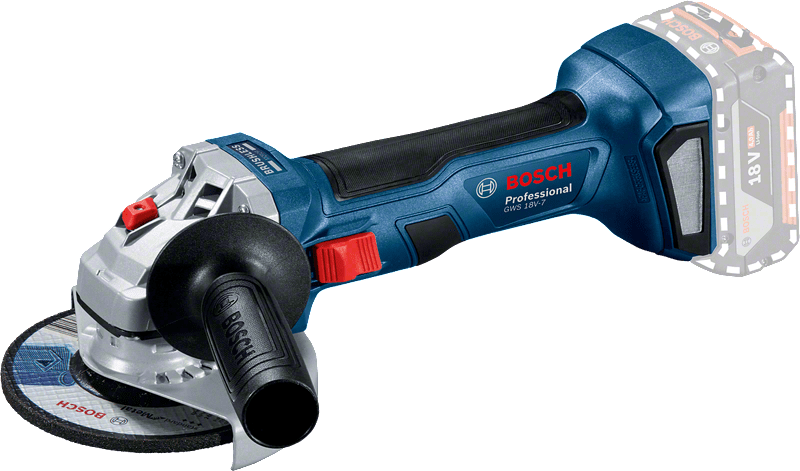 Bosch Professional GWS 18V-7  115 mm solo Karton 