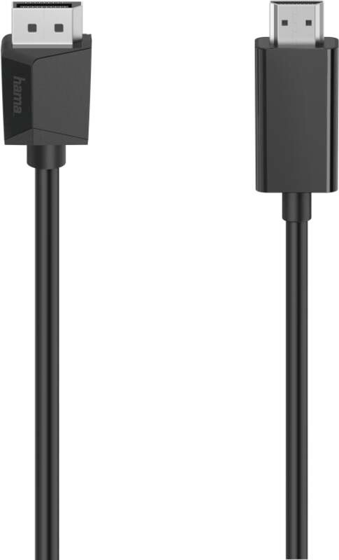 Hama 200712 Adapterk. DP auf HDMI, 4K, 1,50m