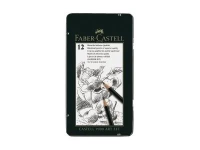 FABER-CASTELL CASTELL 9000 - Bleistift - gemischt (Packung mit 12)