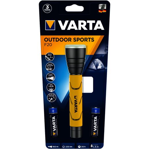 Varta TASCHENLAMPE OUTDOOR SPORTS / VARTA 18628101421 + 2AA 18628101421
